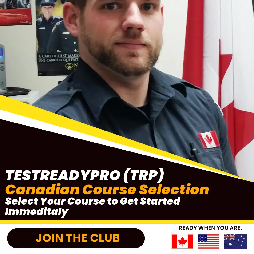Comprehensive practice tests, study guides, and learning materials for OFAI, FACT, CPS, OS, NFST Firefighter exams, Special Constable GATB (General Aptitude Test Battery), Canadian Forces Aptitude Test (CFAT), Police OACP Sigma Survey for Police Officers (SSPO) Exam, and Advanced Emergency Medical Care Assistant (A-EMCA) Exam prep. Available online for aspiring emergency service professionals.