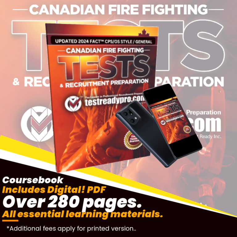 Practice Firefighter Tests, Canada, Ontario, Alberta, Volunteer Firefighter Test, Stage One – Firefighter Aptitude and Character Test, Firefighter Aptitude and Character Test™ (FACT™) is used for the entry-level firefighter recruitment process, Firefighter Aptitude Tests FACT,(OFAI), CPS, National Fire Select Test, NFST, OS, United States Firefighter Exams Online Practice Tests
